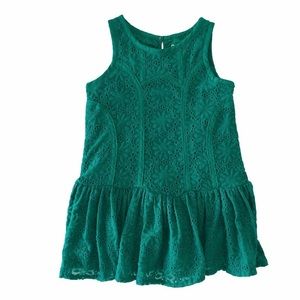 OshKosh Green Eyelet Toddler Dress